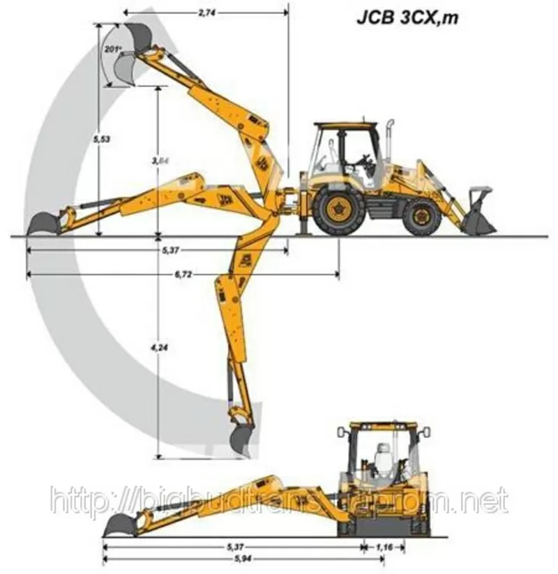 Аренда экскаватора JCB  5