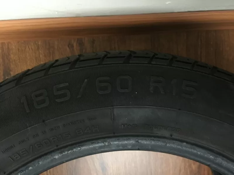 Летние шины б/у 185/60 R15,  4 шт 2