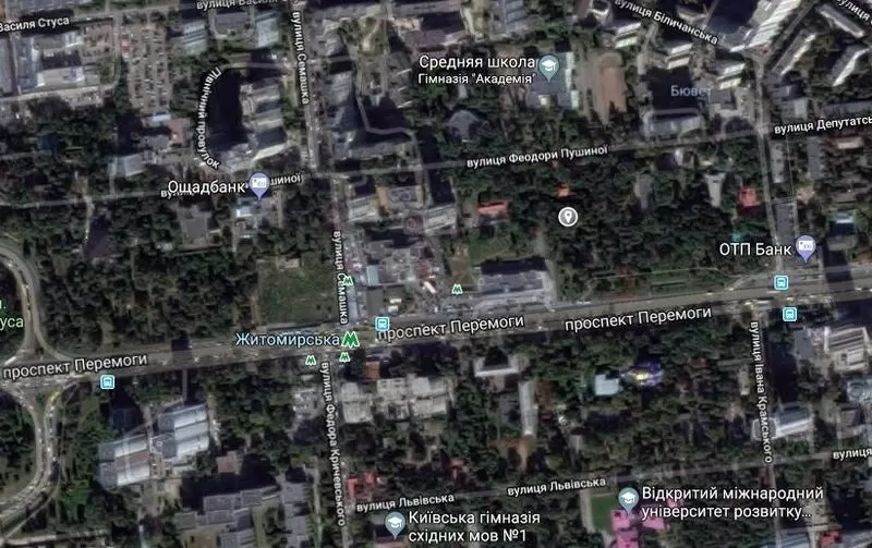 Участок в Святошинском районе,  ул. Феодоры Пушиной.