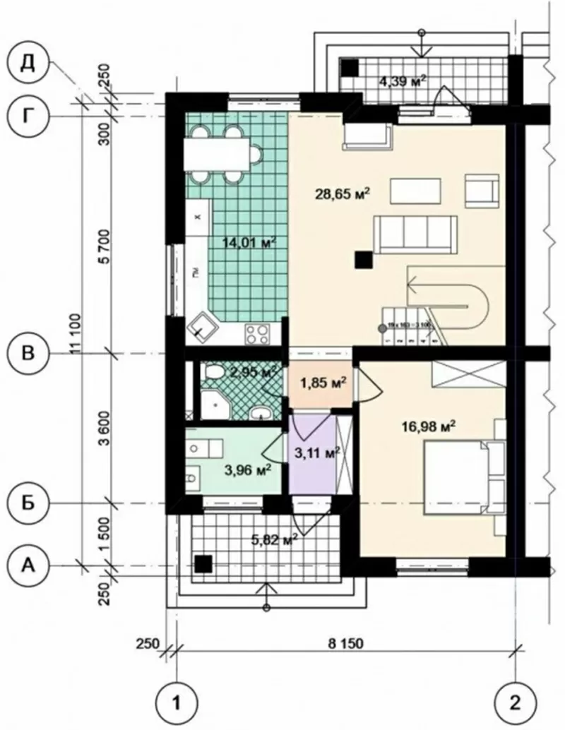 Дом-Дуплекс 147 м2 с участком 2, 6 сот.,  Осокорки,  Метро 7км,  без комис 3