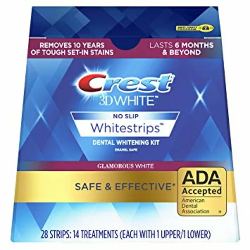 Отбеливающие полоски Crest 3D White Luxe Whitestrips Glamorous White-USA 8