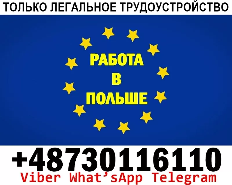 Новые вакансии в Польше для мужчин и женщин. Официально. 