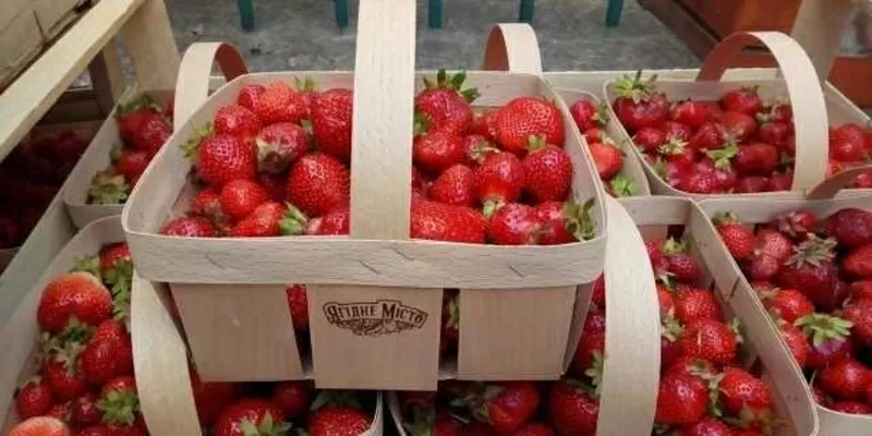 Корзинки из шпона, упаковка натуральна 5