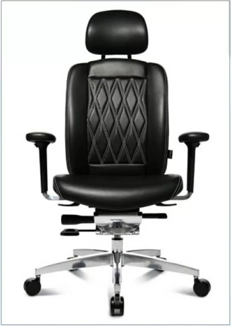 Кресло WAGNER AluMedic Limited S Comfort V60 в черной коже 2
