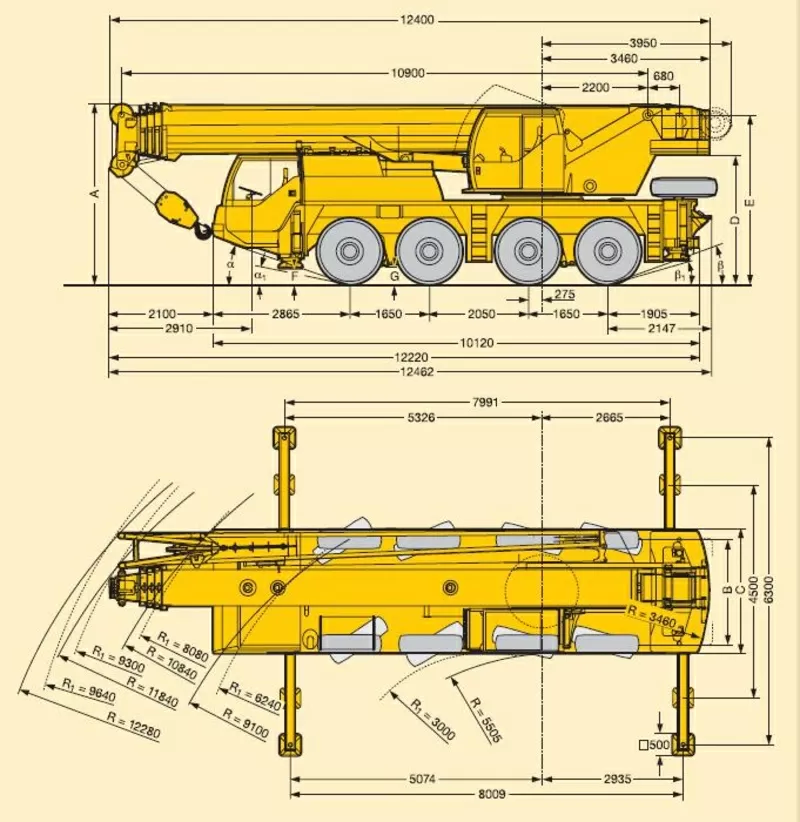 Аренда автокрана Liebherr LTM 1060 5