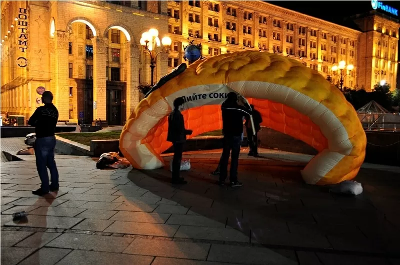 Надувная палатка Иглу Igloo inflatable tent украинского производства 3