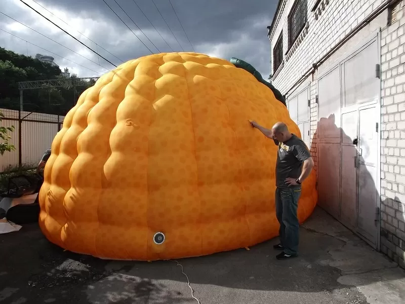 Надувная палатка Иглу Igloo inflatable tent украинского производства 7
