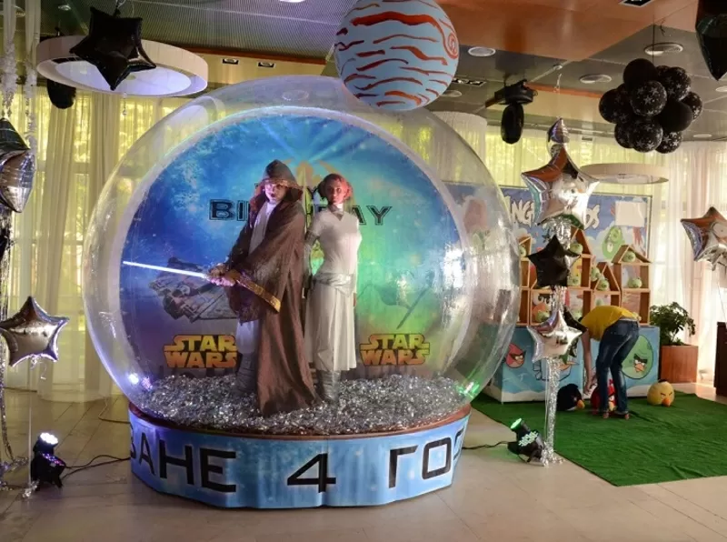 Прозора сфера,  диво куля,  шоу куля,  snow globe українське виробництво 4