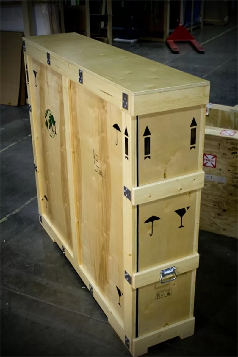 Фанерный ящик для транспортировки произведений живописи,  графики,  скул 3