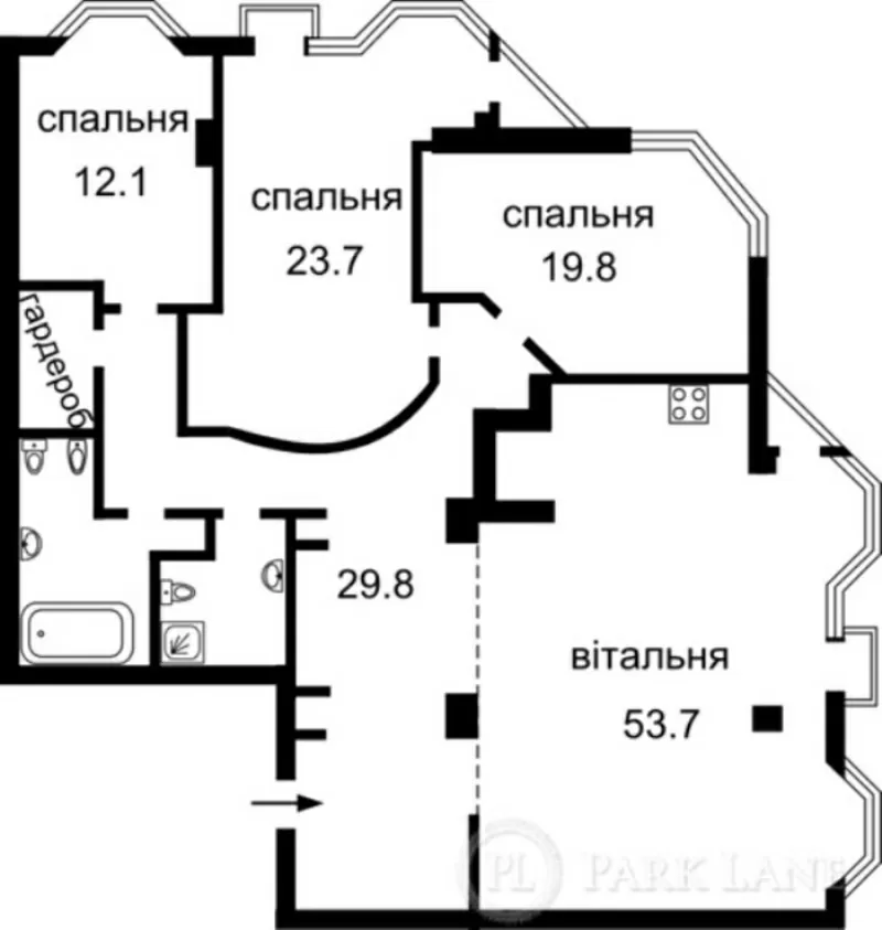 4р Кловский спуск 5,  8/23 к,  157/56  /51,  хороший ремонт-классика  2