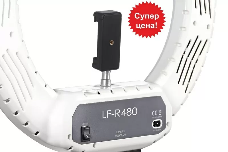 100 Ватт Кольцевая лампа LUMO™ LF R-480 Кольцевой свет визажиста 2