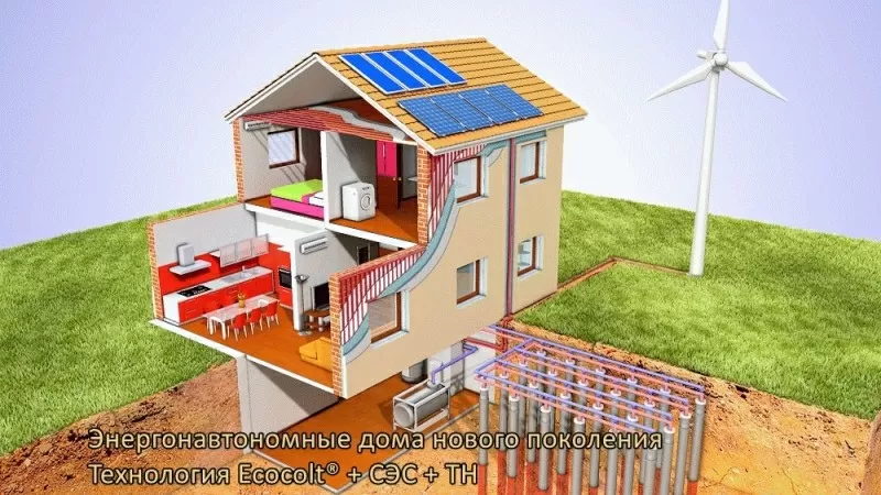 Строительство домов нового поколения. Полная энергонезависимость дома. 3