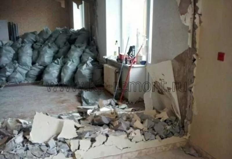 Вывоз строймусора, хлама. Демонтаж, стен, пола. Алмазна 2