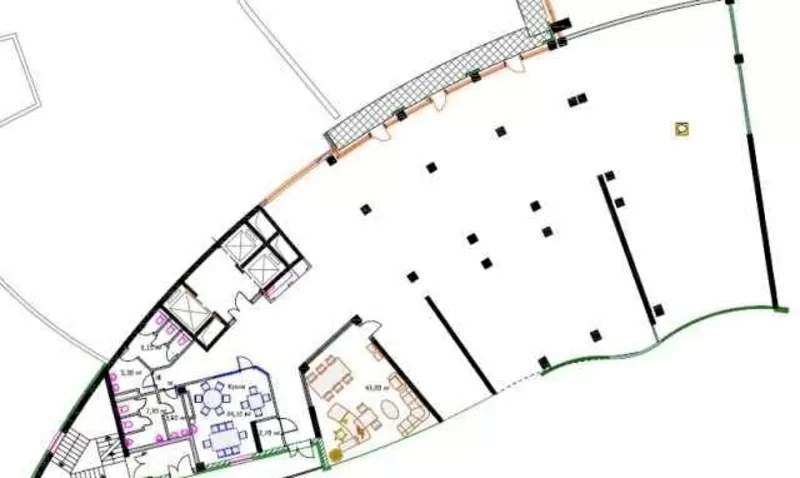 М. Печерская (БЦ Волна) сдам офис 670 кв. м. Центр. Без комиссии! 3