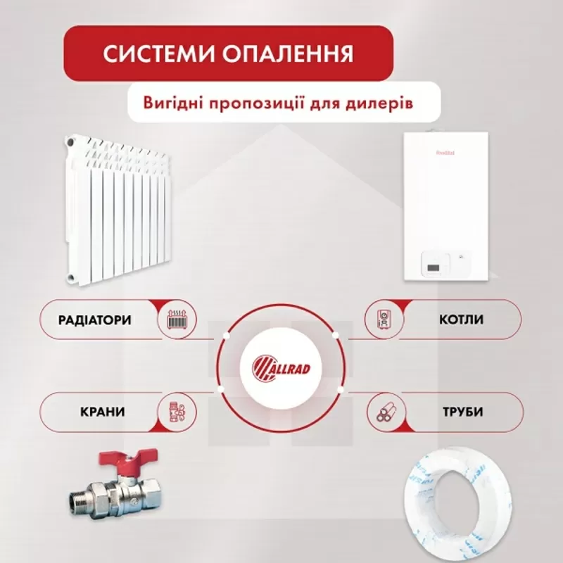 Поставщик радиаторов и котлов отопления - ОПТ 4
