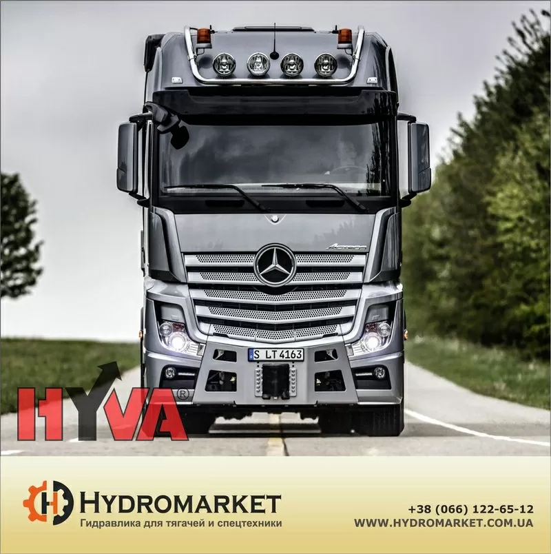 Гидравлическая система Hyva на Mercedes Actros