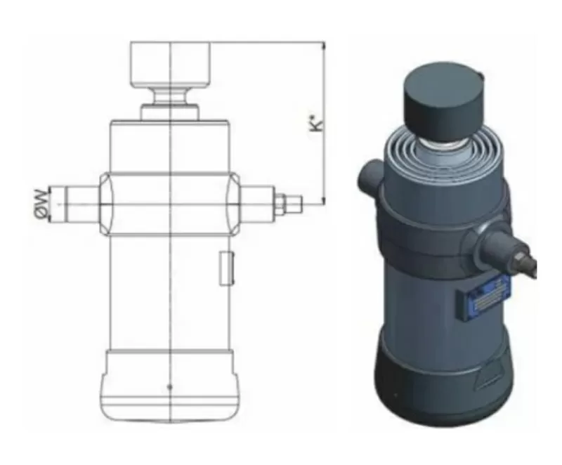 Гидроцилиндр Hyva UMB 191-6-2260-K270-60-3/4-HC (подкузовной) 71407647 2