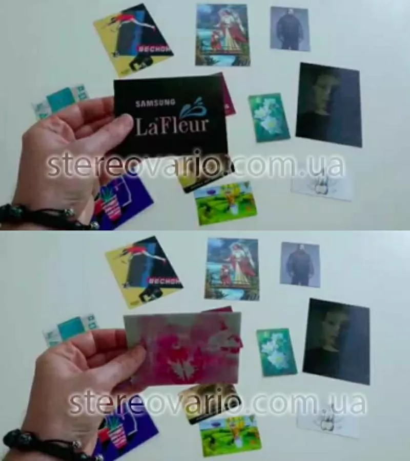 3D Стерео Варио печать: календари,  открытки,  визитки,  наклейки (3D,  ан 6
