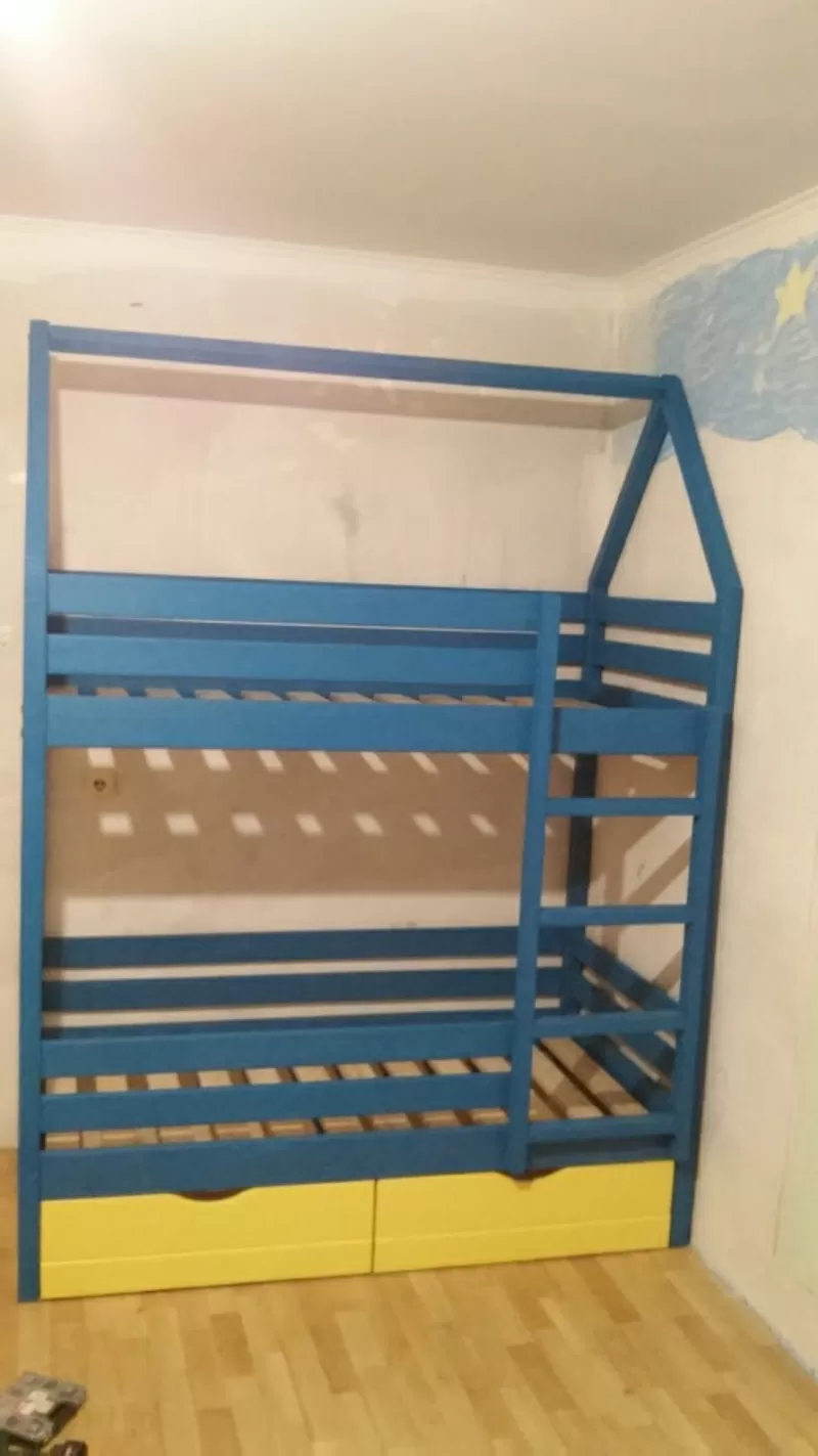 Двухъярусная кровать домик Пумба 80х190 см
