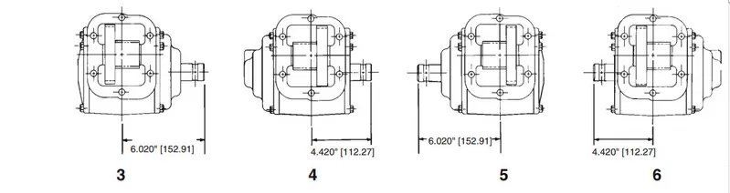 Коробка отбора мощности Parker Chelsea 236GDJHX-P4XK 5