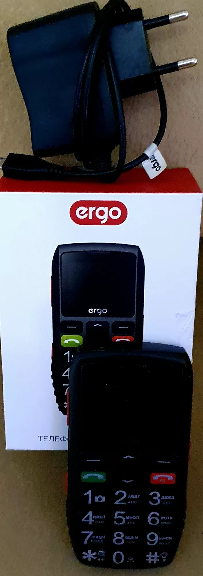 Продам мобильній телефон ERGO F184 RESPECT DUAL SIM BLACK (с документа