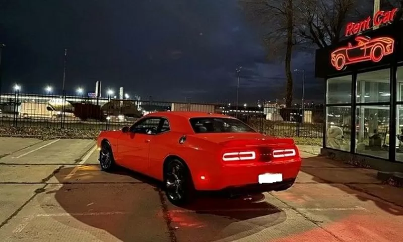 Спорткар DODGE CHALLENGER R/T манго аренда прокат авто 4