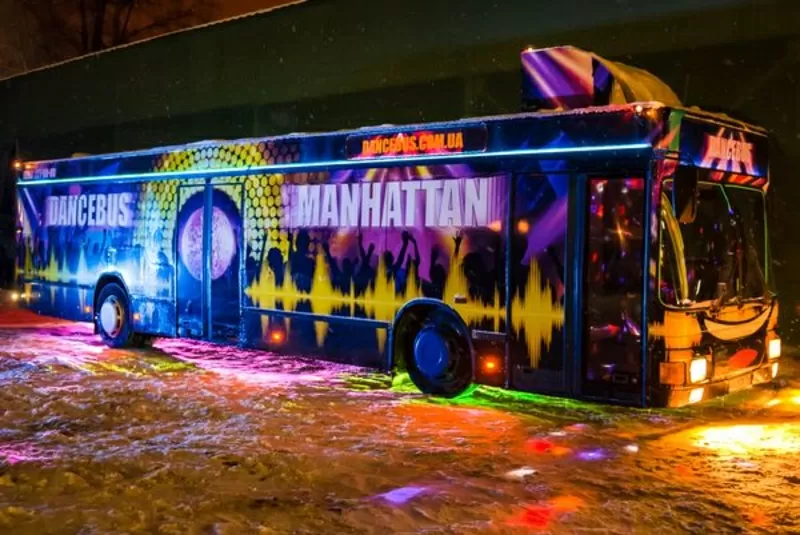 Автобус DANCEBUS MANHATTAN пати бас прокат аренда