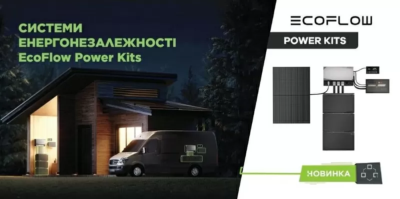 Комплекти енергонезалежності ⚡ EcoFlow Power Kits (2000-15000 Вт/год)