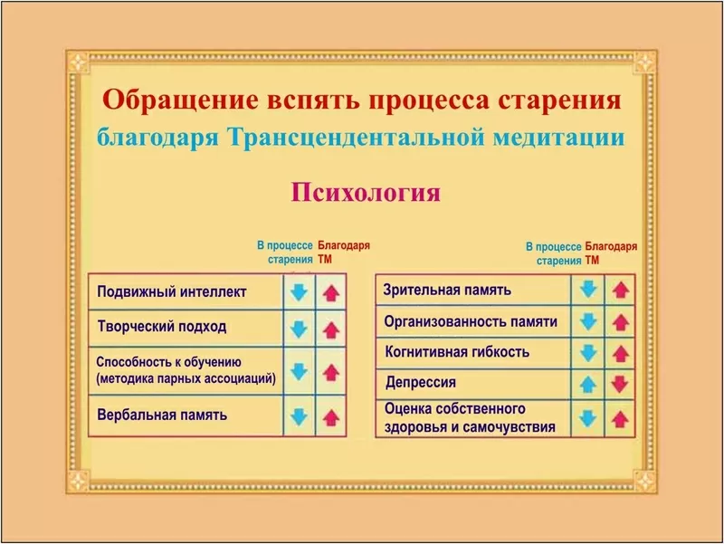 Трансцендентальная Медитация Развитие мозга 4