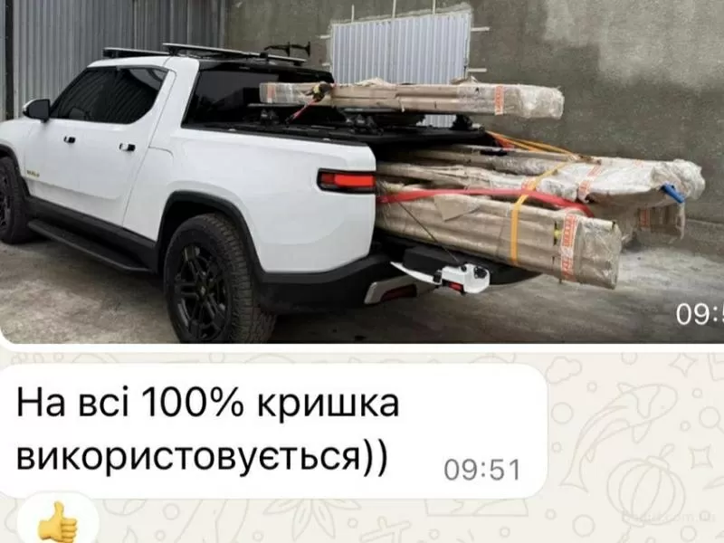 Силова кришка для кузова пікапа Rivian R1T – захист,  стиль та функціон 5