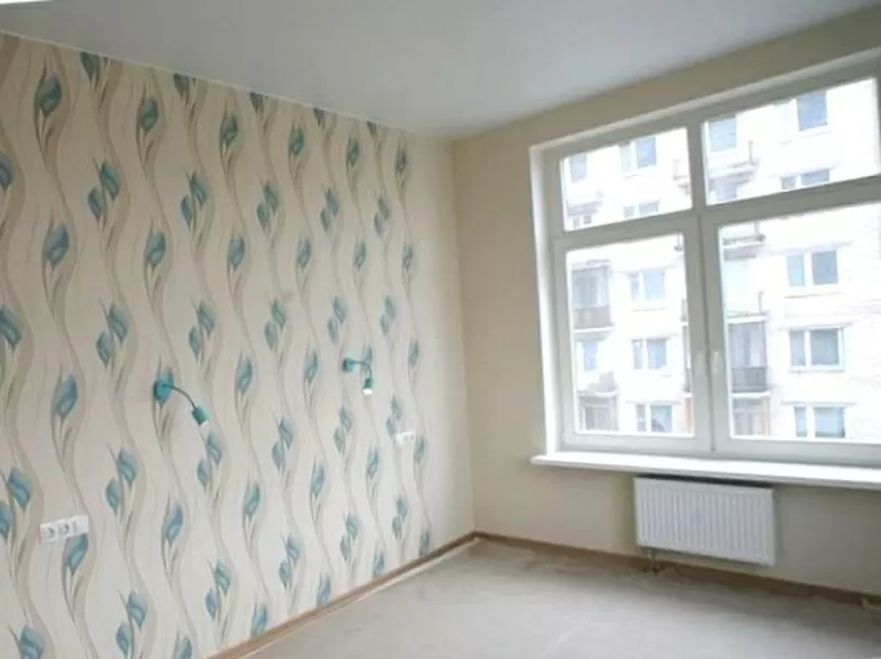 Поклейка обоев Киев качественно недорого