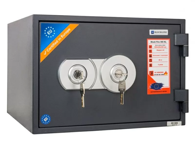 Новый сейф Blockline Block Fire 300 KL с доставкой от дилера