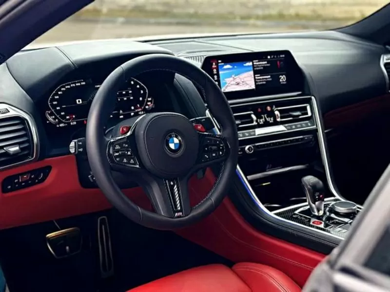 Прокат кабриолета на свадьбу съемки BMW M8 Cabrio белая без водителя 5