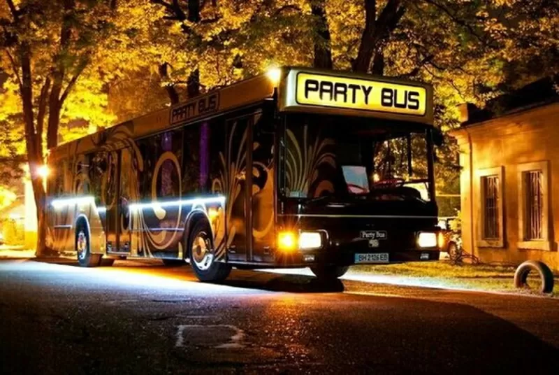 064 Заказать автобус Party Bus Golden Prime на детский день рождения