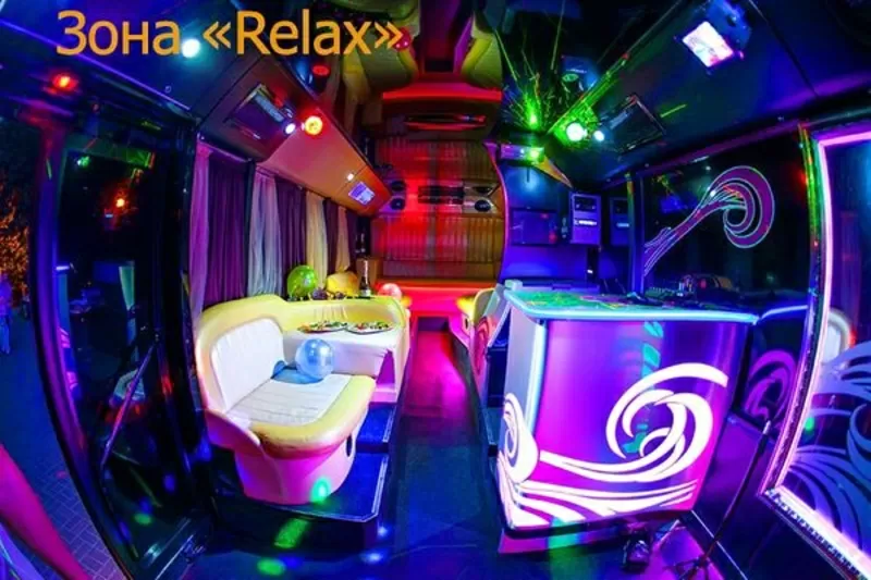 064 Заказать автобус Party Bus Golden Prime на детский день рождения 4
