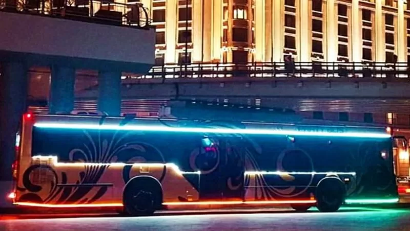 064 Заказать автобус Party Bus Golden Prime на детский день рождения 5