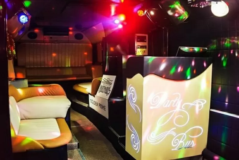 064 Заказать автобус Party Bus Golden Prime на детский день рождения 9