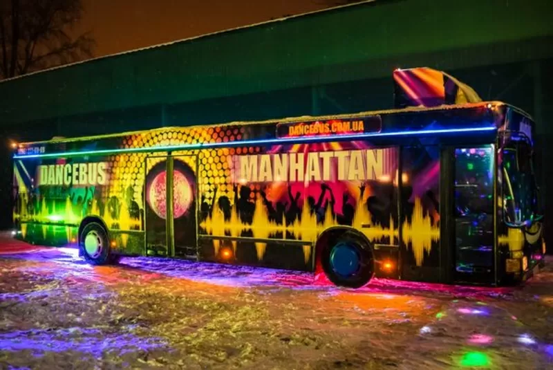 Автобус Dancebus Manhattan пати бас аренда на день рождения ребенка 2