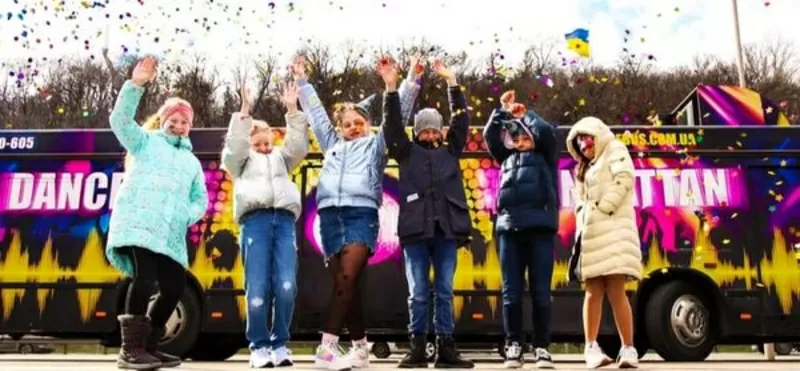 Автобус Dancebus Manhattan пати бас аренда на день рождения ребенка 7