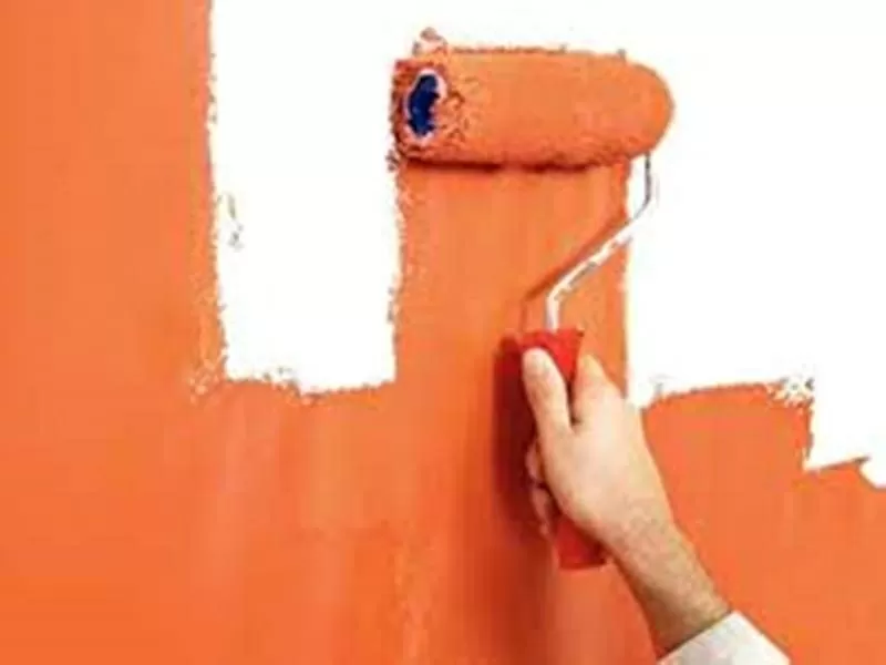 Фарбування стін стелі шпалер