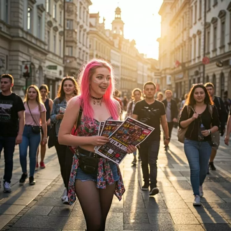 Реклама на вулицях: флаєри, розклейка, доставка під двері