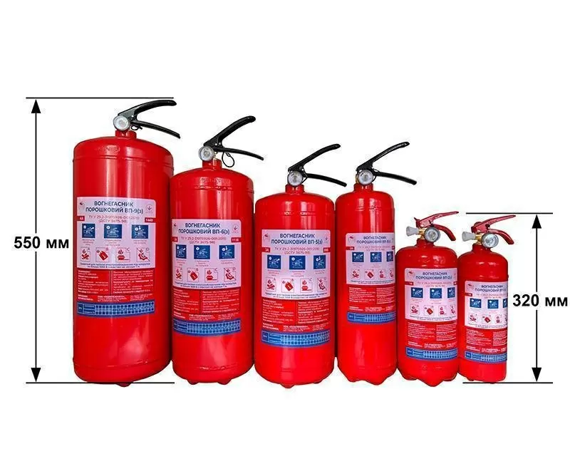 Вогнегасники ВВК та ВП оптом без переплат: захистіть свій об’єкт уже с 4