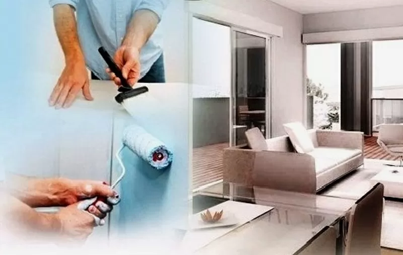 Поклейка обоев Отделочно-ремонтные работы