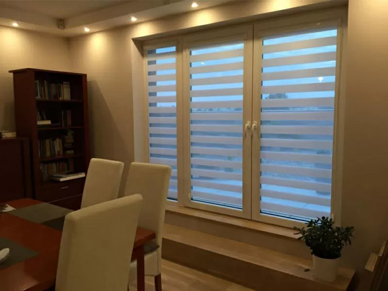 Рулонные шторы день ночь 3