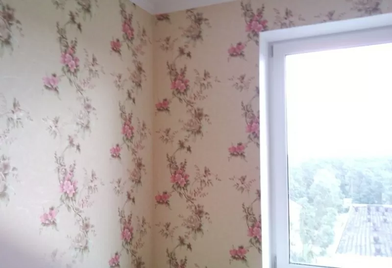 Поклейка шпалер Теремки Борщагівка Деміївка