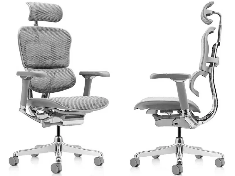 Элитное кресло компьютерное Ergohuman Luxury 2 Grey с доставкой