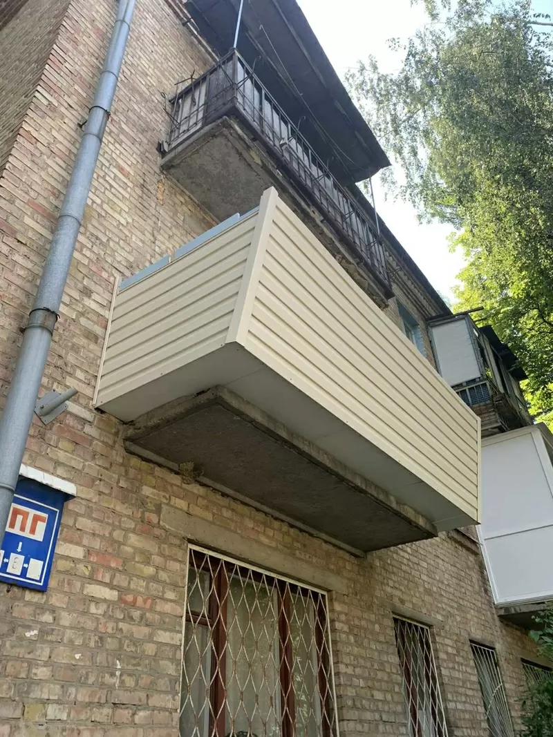 Розширення (збільшення) балконів та лоджій,  зварювальні роботи 2