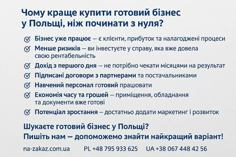 Бізнес в Польщі. Бізнес в Польщі