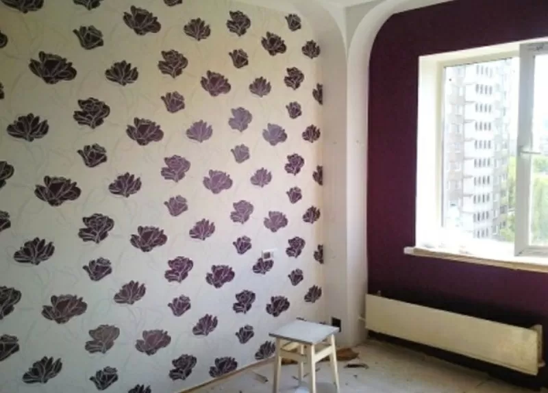 Клею обои профессионально 