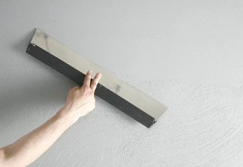 Шпаклевка стен потолков